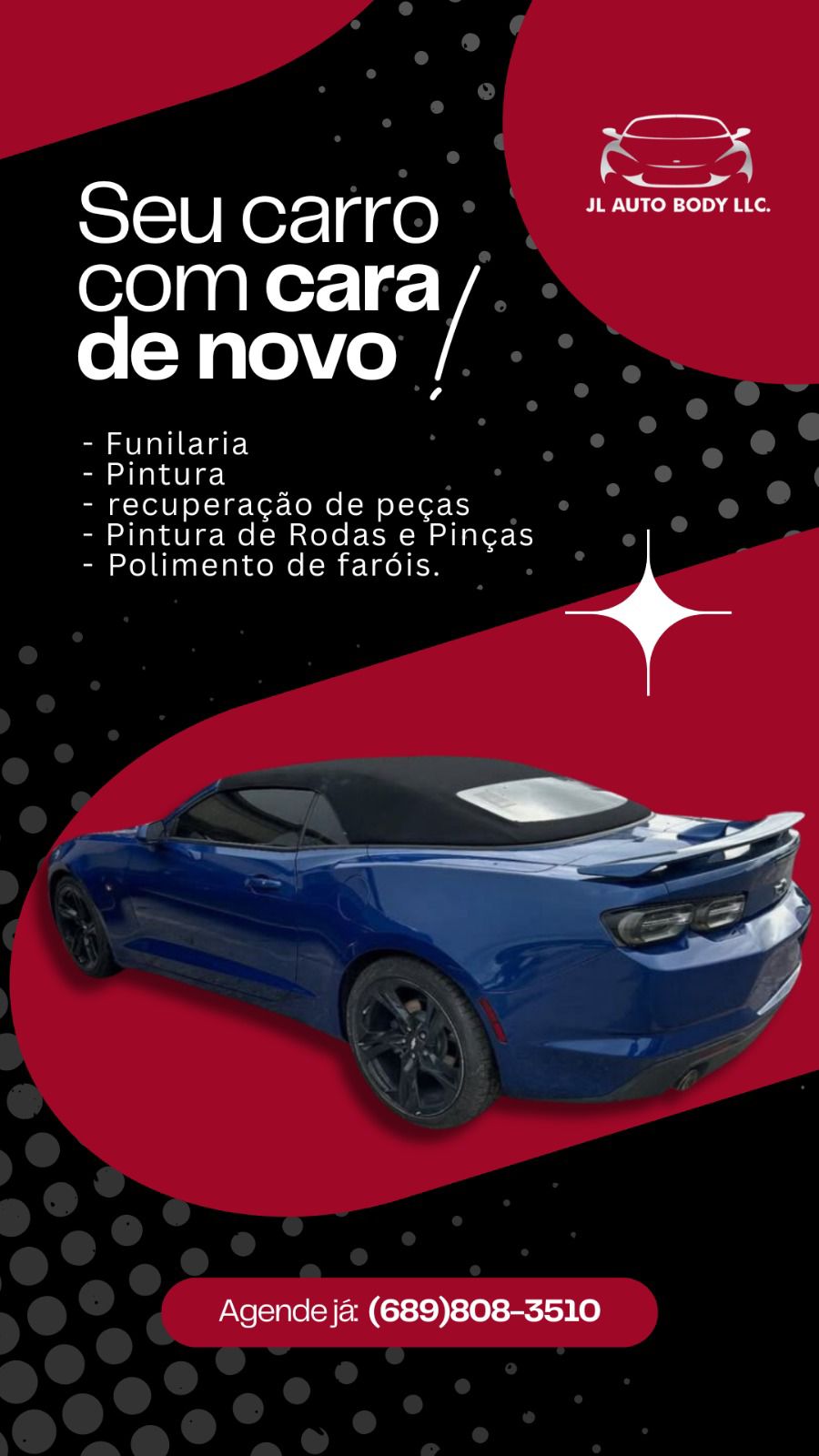 Carro esportivo azul